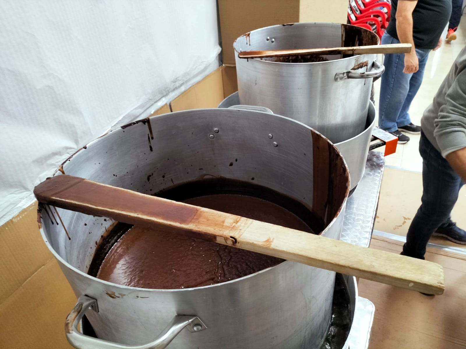 Tradicional chocolatada del Día de la Purísima