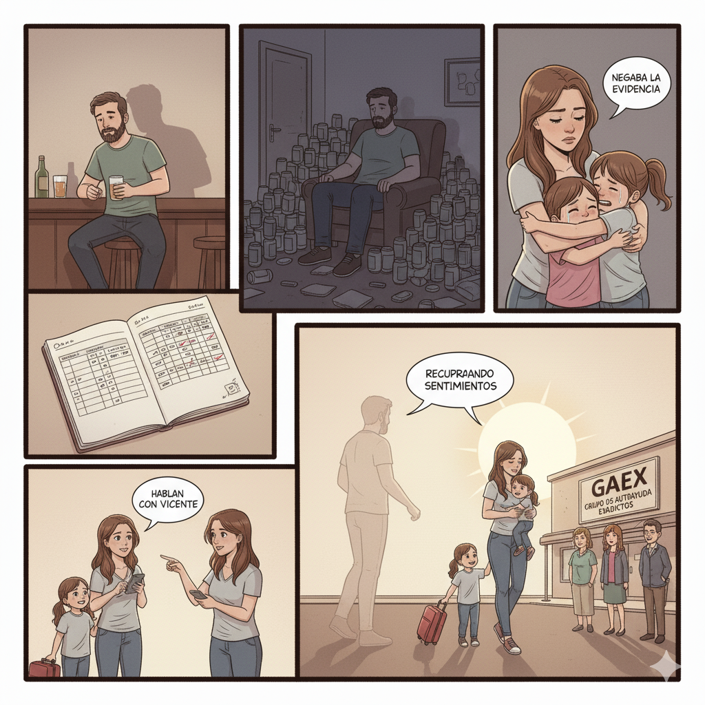 19 F. SOY LA MUJER DE UN ADICTO AL ALCOHOL QUE LLEVA 8 AÑOS SIN CONSUMIR